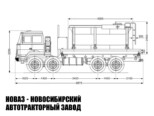 Автотопливозаправщик объёмом 17,5 м³ с 1 секцией на базе Урал-М 532362-1151-70 модели 4096 (фото 2)