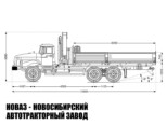 Бортовой автомобиль Урал 4320-1951-60 с манипулятором INMAN IM 320 до 8,5 тонны модели 6591 (фото 2)