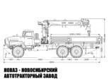 Бортовой автомобиль Урал 4320-1951-60 с манипулятором INMAN IT 150 до 7,1 тонны модели 8505 (фото 2)