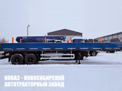 Бортовой полуприцеп 780110‑0000010 грузоподъёмностью 20 тонн с кузовом 12300х2470х730 мм