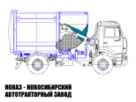 Мусоровоз МК-4554-08 объёмом 21,7 м³ с боковой загрузкой на базе КАМАЗ 65115-3081-48 (фото 5)