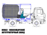 Мусоровоз МК-4554-08 объёмом 21,7 м³ с боковой загрузкой на базе КАМАЗ 65115-3081-48 (фото 6)
