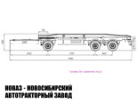Полуприцеп контейнеровоз 780105 грузоподъёмностью 25 тонн под контейнеры на 20 футов (фото 2)