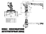 Седельный тягач КАМАЗ 43118-73094-50 с манипулятором КМУ-150 Галичанин до 7 тонн с буром (фото 3)