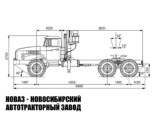 Седельный тягач Урал 4320-1951-60 с манипулятором INMAN IМ 150N до 6,1 тонны модели 1286 (фото 2)