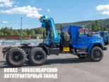 Седельный тягач Урал NEXT 4320-6951-72 с манипулятором INMAN IM 150N до 6,1 тонны модели 6026 (фото 1)