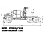 Седельный тягач Урал NEXT 4320-6951-72 с манипулятором INMAN IM 150N до 6,1 тонны модели 6026 (фото 2)