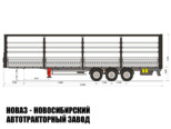 Шторный полуприцеп ТЗА 9226-000011 грузоподъёмностью 31,9 тонны с кузовом 13640х2480х2740 мм (фото 7)