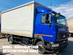 Тентованный грузовик МАЗ 437121 грузоподъёмностью 4,2 тонны с кузовом 6300х2550х2550 мм