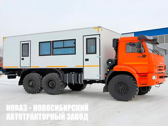 Вахтовый автобус вместимостью 14 мест с грузовым отсеком на базе КАМАЗ 43118
