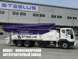Автобетононасос STEELUS SPT41R4 высотой подачи 39,3 м на базе Daewoo Novus CL8KR