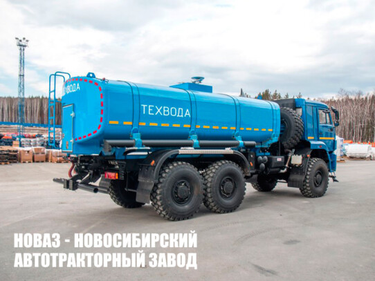 Автоцистерна для технической воды АЦВ-15 объёмом 15 м³ с 1 секцией на базе КАМАЗ 65224 модели 6347 (фото 1)