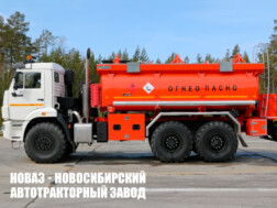 Топливозаправщик АТЗ-12 объёмом 12 м³ с 1 секцией цистерны на базе КАМАЗ 43118