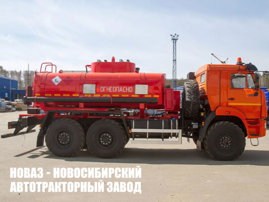 Автотопливозаправщик объёмом 10 м³ с 2 секциями на базе КАМАЗ 43118 модели 8395 (фото 1)