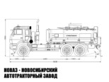 Автотопливозаправщик объёмом 11 м³ с 1 секцией на базе КАМАЗ 43118 модели 4586 (фото 2)