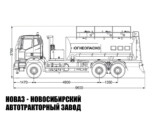 Автотопливозаправщик объёмом 17 м³ с 3 секциями на базе FAW J6 CA3250 6х4 модели 9148 (фото 2)
