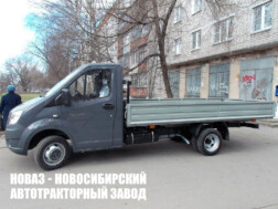Бортовой автомобиль ГАЗель NEXT A21R32 грузоподъёмностью 1,18 тонны с кузовом 4168х1978х400 мм