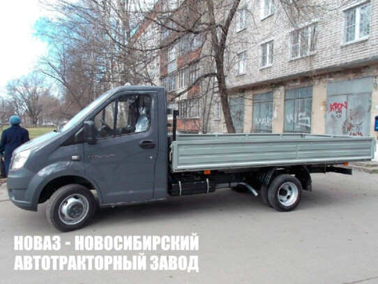 Бортовой автомобиль ГАЗель NEXT A21R32 грузоподъёмностью 1,18 тонны с кузовом 4168х1978х400 мм (фото 1)