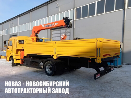 Бортовой автомобиль КАМАЗ 4308-3084-69 с манипулятором Hangil HGC 515 до 5 тонн (фото 1)