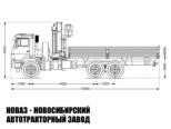 Бортовой автомобиль КАМАЗ 43118-3027-50 с манипулятором INMAN IM 240 до 7,3 тонны модели 6437 (фото 2)