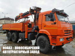 Бортовой автомобиль КАМАЗ 43118‑6012‑48(A5) с краном‑манипулятором Hangil HGC 986 до 8 тонн