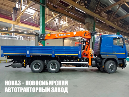 Бортовой автомобиль МАЗ 6312С9-8575-012 с манипулятором Hangil HGC 756 до 7,5 тонны (фото 1)