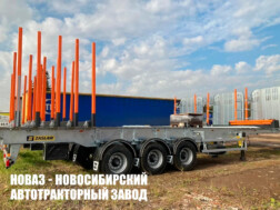 Полуприцеп сортиментовоз ZASLAW NL грузоподъёмностью платформы 30,1 тонны