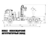 Седельный тягач КАМАЗ 43118-3027-46 с манипулятором INMAN IM 240 до 7,3 тонны модели 3908 (фото 2)