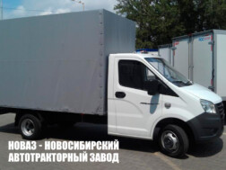 Тентованный фургон ГАЗель NEXT A21R32 грузоподъёмностью 1,06 тонны с кузовом 4200х2160х2400 мм