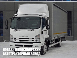 Тентованный грузовик ISUZU FORWARD 12.0 FSR34 грузоподъёмностью 6,4 тонны с кузовом 7400х2550х2500 мм