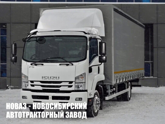 Тентованный грузовик ISUZU FORWARD 12.0 FSR34 грузоподъёмностью 6,4 тонны с кузовом 7400х2550х2500 мм (фото 1)