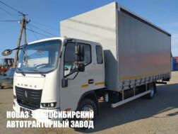 Тентованный грузовик КАМАЗ Компас-12 грузоподъёмностью 6,4 тонны с кузовом 7500х2550х2800 мм