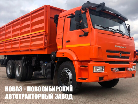 Зерновоз 65351-008-48 грузоподъёмностью 15 тонн с кузовом 30 м³ на базе КАМАЗ 65115