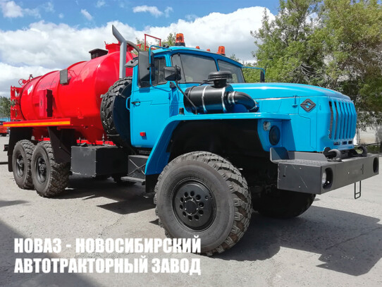 Агрегат для сбора нефти и газа АКНОД-10 объёмом 10 м³ на базе Урал 4320-1912-60