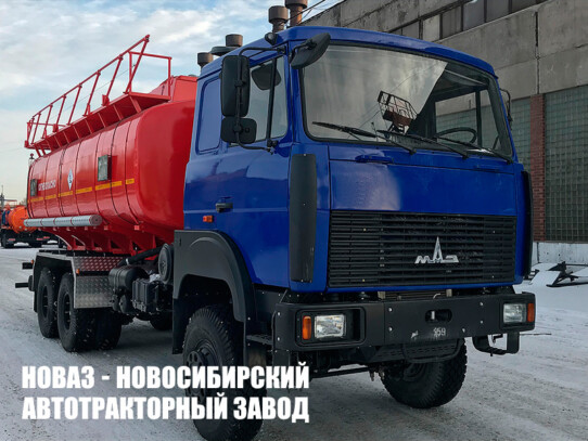 Автотопливозаправщик АТЗ-17 объёмом 17 м³ с 3 секциями на базе МАЗ 6312С9