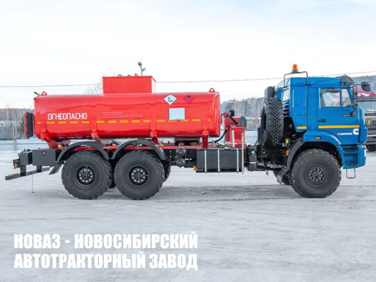 Автотопливозаправщик объёмом 11 м³ с 1 секцией на базе КАМАЗ 43118 модели 8884 (фото 1)