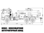 Автотопливозаправщик объёмом 11 м³ с 1 секцией на базе КАМАЗ 43118 модели 8884 (фото 2)