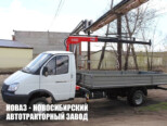 Бортовой автомобиль ГАЗель Бизнес 33025-1750 газ/бензин с манипулятором Fassi M30A.13 до 1 тонны (фото 1)