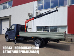 Бортовой автомобиль ГАЗель NEXT A21R22 с манипулятором Fassi F32A.0.22 до 1 тонны