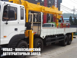 Бортовой автомобиль КАМАЗ 63501‑23025‑52 с манипулятором DongYang SS2725LB до 12 тонн с буром и люлькой