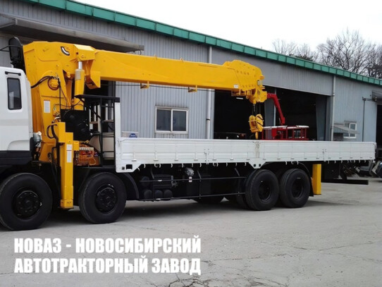 Бортовой автомобиль КАМАЗ 63501-23025-52 с манипулятором Hangil HGC 1235 до 12 тонн с люлькой (фото 1)