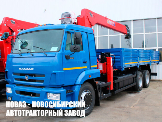 Бортовой автомобиль КАМАЗ 65117-4010-48 с манипулятором Horyong HRS216 до 8 тонн (фото 1)
