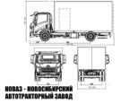Изотермический фургон DAYUN X60 XL-2030 CGC1060S грузоподъёмностью 2 тонны с кузовом 6550х2240х3220 мм с гидробортом (фото 2)