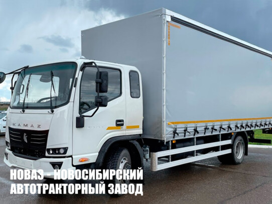 Тентованный грузовик КАМАЗ 43089 Компас-9 грузоподъёмностью 5,1 тонны с кузовом 6300х2550х2500 мм