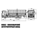 Зерновоз МАЗ 650128-571-031 грузоподъёмностью 18,1 тонны с кузовом 27 м³ (фото 2)