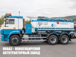 Топливозаправщик объёмом 11 м³ с 2 секциями цистерны на базе КАМАЗ 65115 модели 8469