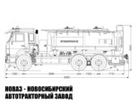 Автотопливозаправщик объёмом 11 м³ с 2 секциями на базе КАМАЗ 65115 модели 8469 (фото 2)