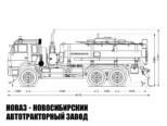 Автотопливозаправщик объёмом 12 м³ с 1 секцией на базе КАМАЗ 43118 модели 5439 (фото 2)