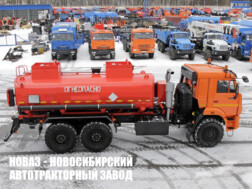 Топливозаправщик объёмом 12 м³ с 2 секциями цистерны на базе КАМАЗ 43118 модели 5271