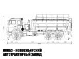 Автотопливозаправщик объёмом 12 м³ с 2 секциями на базе КАМАЗ 43118 модели 5271 (фото 2)